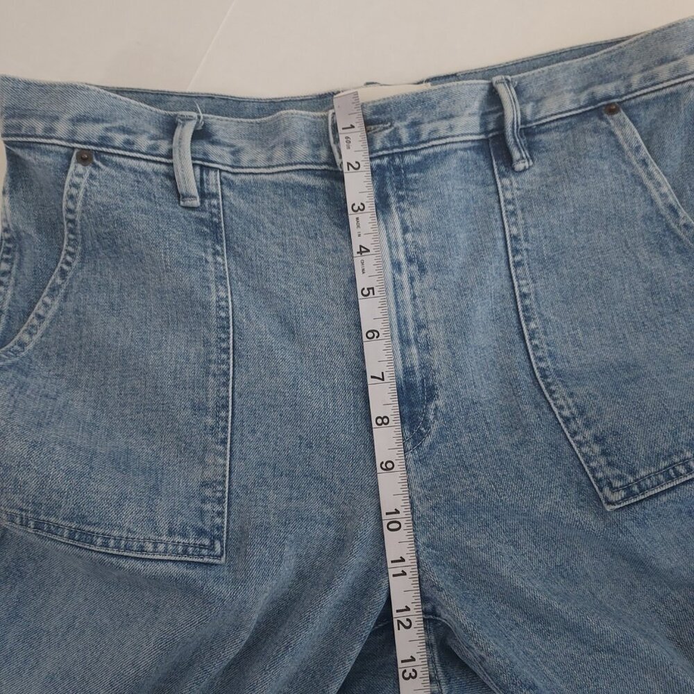 Lafayette 148  Wythe High Rise Straight Leg Jeans Size 31 - Picture 5 of 11